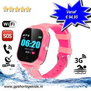 GPS Horloge Junior & Senior Aqua Wifi Sports telefoon sos waterdicht waterproof persoonlijk alarm