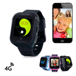 gps horloge junior 4G aqua wifi videocall telefoon sos waterdicht waterproof kind tracker lantaarn GPSHorlogeKids