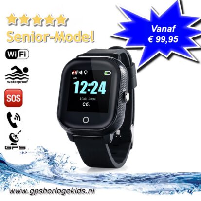 GPS Horloge Junior & Senior Aqua Wifi Sports telefoon sos waterdicht waterproof persoonlijk alarm