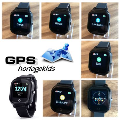 GPS Horloge Junior & Senior Aqua Wifi Sports telefoon sos waterdicht waterproof persoonlijk alarm