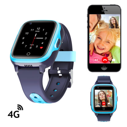 gps horloge junior max 4G aqua wifi videocall telefoon sos waterdicht waterproof kind tracker videobellen GPSHorlogeKids