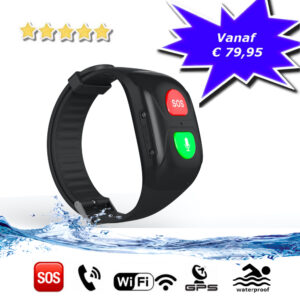 GPS tracker armband Aqua Wifi SOS bellen waterdicht waterproof persoonlijk alarm GPSHorlogeKids