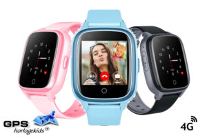 gps horloge kind SLIM junior 4G whatsapp wifi videobellen telefoon sos spatwaterdicht tracker GPSHorlogeKids
