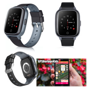 gps horloge kind SLIM junior 4G whatsapp wifi videobellen telefoon sos spatwaterdicht tracker GPSHorlogeKids