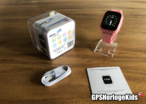 gps horloge kind SLIM junior 4G whatsapp wifi videobellen telefoon sos spatwaterdicht tracker GPSHorlogeKids
