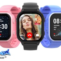 gps horloge kind edge junior 4G wifi videocall telefoon sos spat spatwaterdicht waterproof kind tracker videobellen smartwatch kinderen GPSHorlogeKids