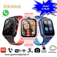 gps horloge kind DUO 4G wifi videocall telefoon sos spat spatwaterdicht waterproof kind tracker videobellen smartwatch kinderen GPSHorlogeKids