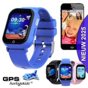 gps horloge kind PAX smartwatch voor kinderen 4G videocall telefoon sos spatwaterdicht videobellen GPSHorlogeKids