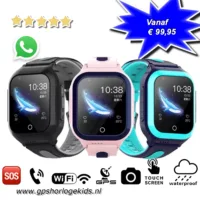 gps horloge kind omni junior 4G aqua wifi videocall telefoon sos spat spatwaterdicht waterproof kind tracker videobellen GPSHorlogeKids