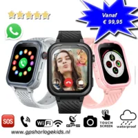 gps horloge kind turn 4G wifi videocall telefoon sos spat spatwaterdicht waterproof kind tracker videobellen smartwatch kinderen GPSHorlogeKids whatsapp