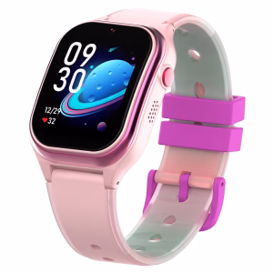 gps horloge kind Curve smartwatch voor kinderen 4G videocall telefoon sos spatwaterdicht videobellen GPSHorlogeKids
