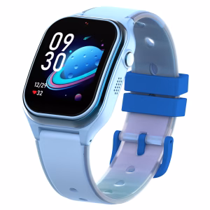 gps horloge kind Curve smartwatch voor kinderen 4G videocall telefoon sos spatwaterdicht videobellen GPSHorlogeKids