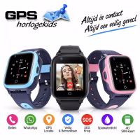 gps horloge kind junior max 4G aqua wifi videocall telefoon sos spat waterdicht waterproof kind tracker videobellen GPSHorlogeKids