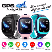 gps horloge kind omni junior 4G aqua wifi videocall telefoon sos spat spatwaterdicht waterproof kind tracker videobellen GPSHorlogeKids