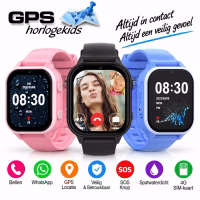 gps horloge kind junior edge whatsapp 4G aqua wifi videocall telefoon sos spat waterdicht waterproof kind tracker videobellen GPSHorlogeKids